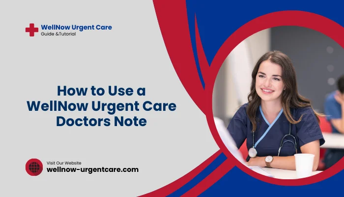 How to Use a WellNow Urgent Care Doctors Note?